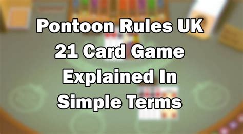 pontoon game|pontoon 21 card game.